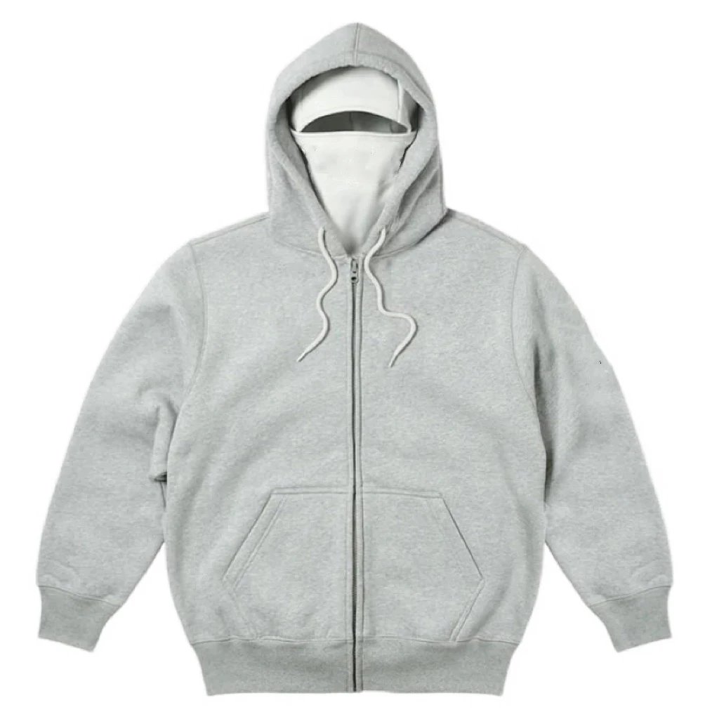 Palace Zip Hoodie with Mask — grey colorway — USFans Spreadsheet photo