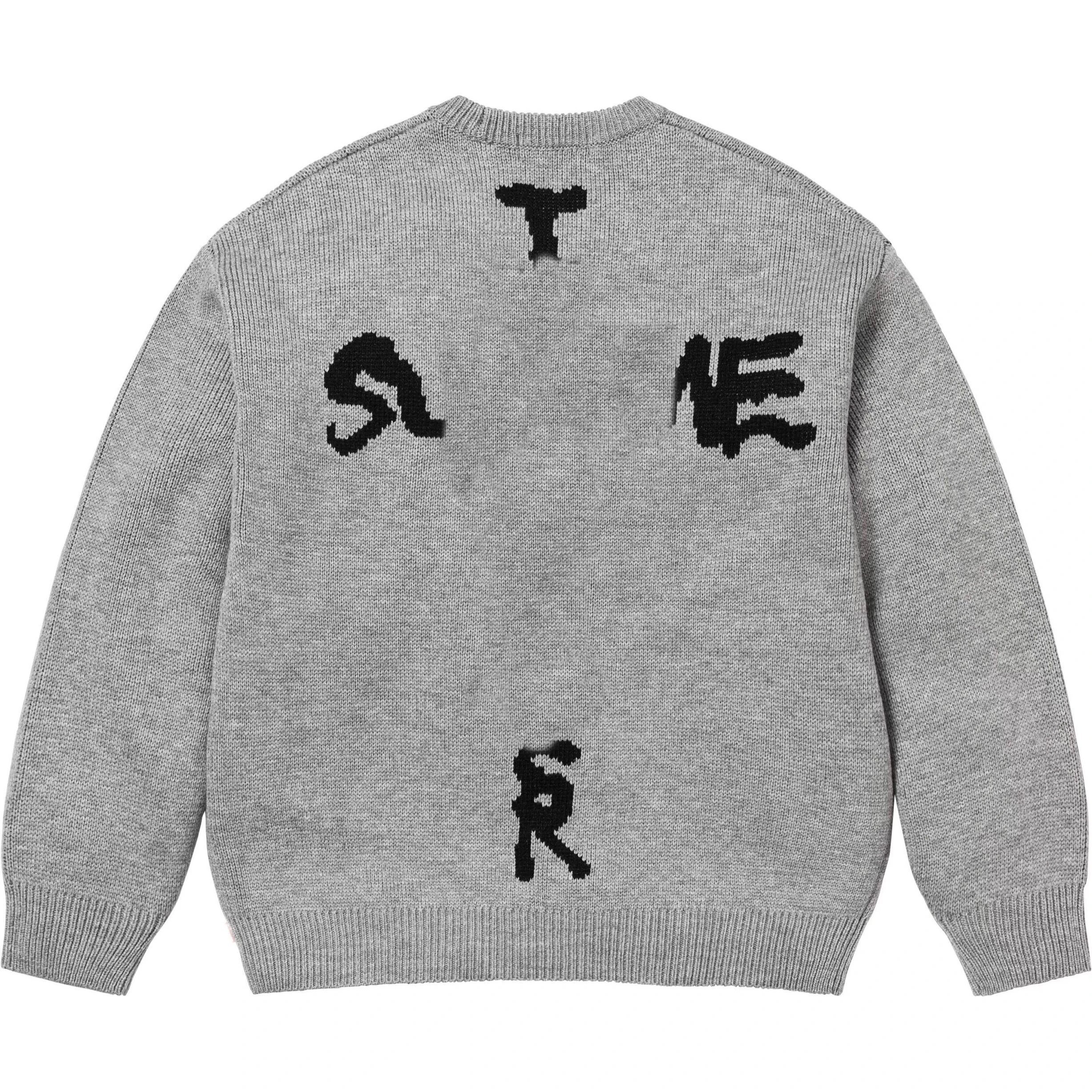Premium Letter Cross Sweater photo 3