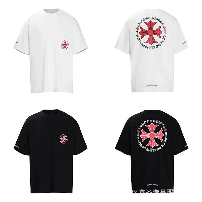 Chrome Hearts 2025 Summer Streetwear Short-Sleeve T-Shirt Collection