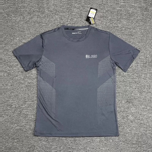 Design Performance Mesh T-Shirt Gray Activewear product listing in Litbuy spreadsheet finds