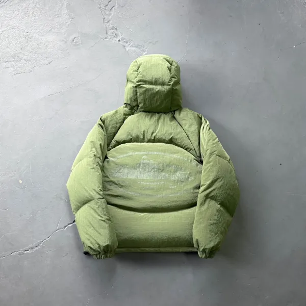 Elite Work Puffer Jacket Navy with Mint Lining - 10