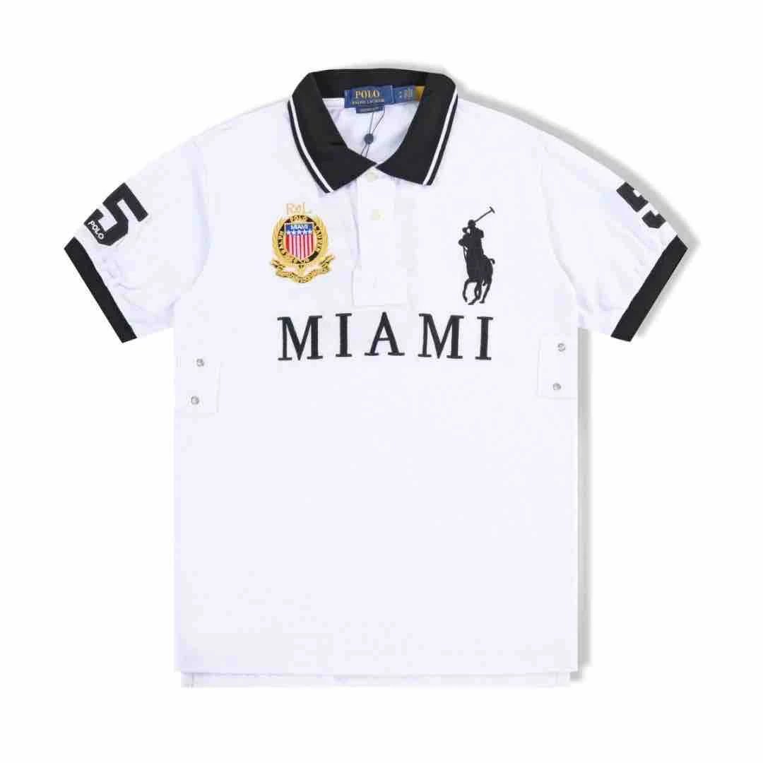 Summer Bestseller Embroidered Collar Plus Size Casual T-Shirt Short Sleeve City Style