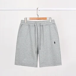 thumbnail for Solid embroidered shorts