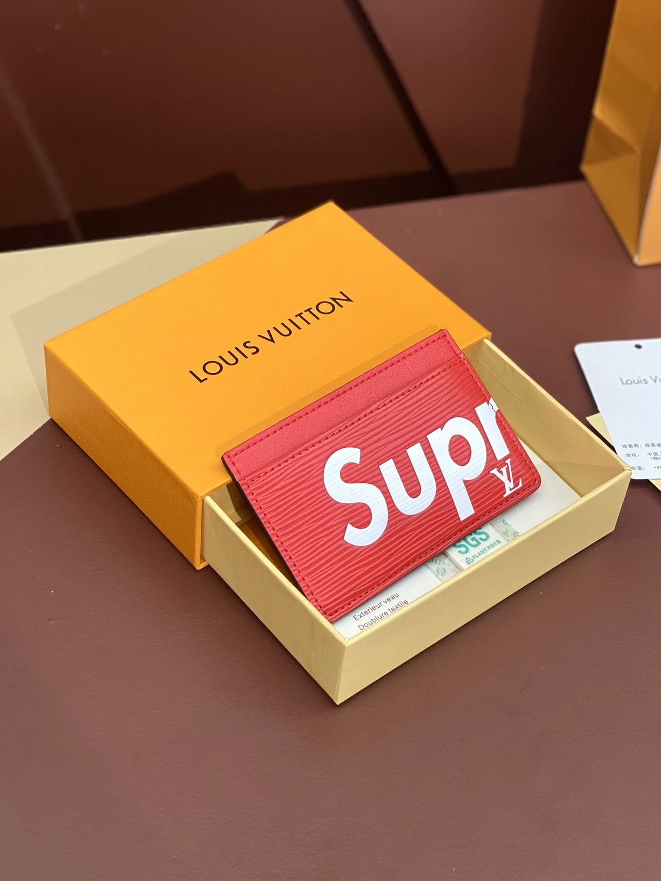 Louis Vuitton Red Cardholder