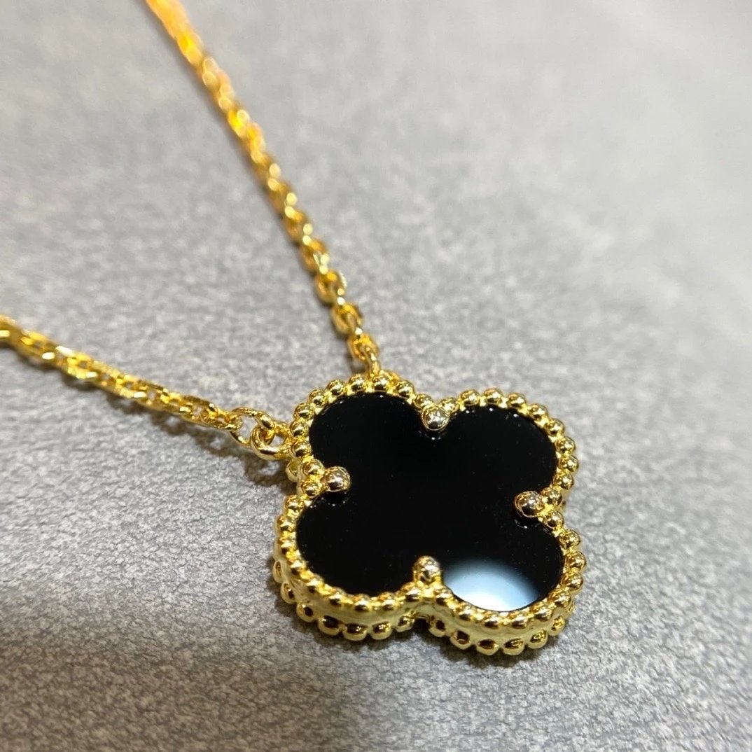 Black onyx necklace SKU image