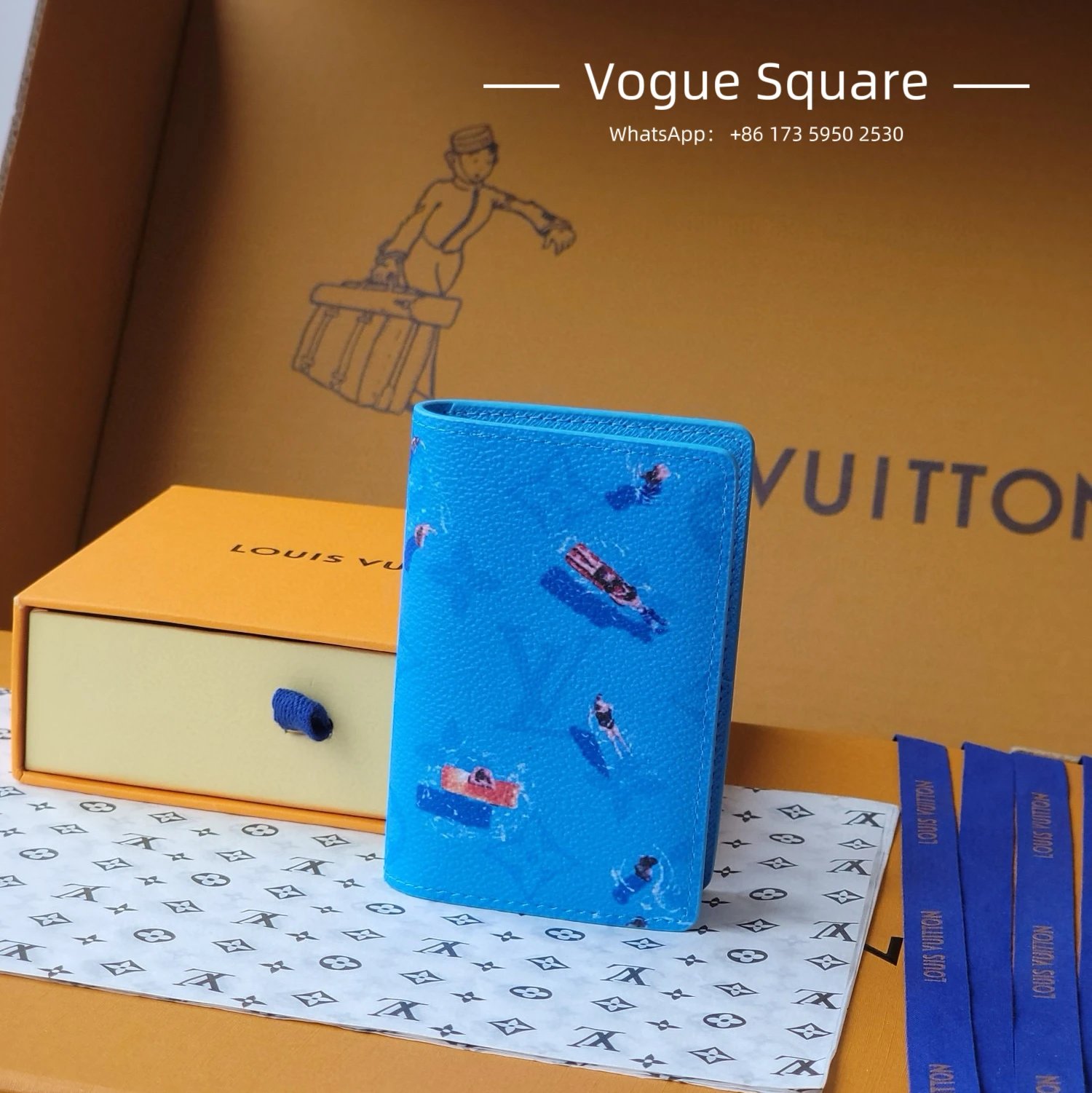 M 14881 Cardholder blue SKU image