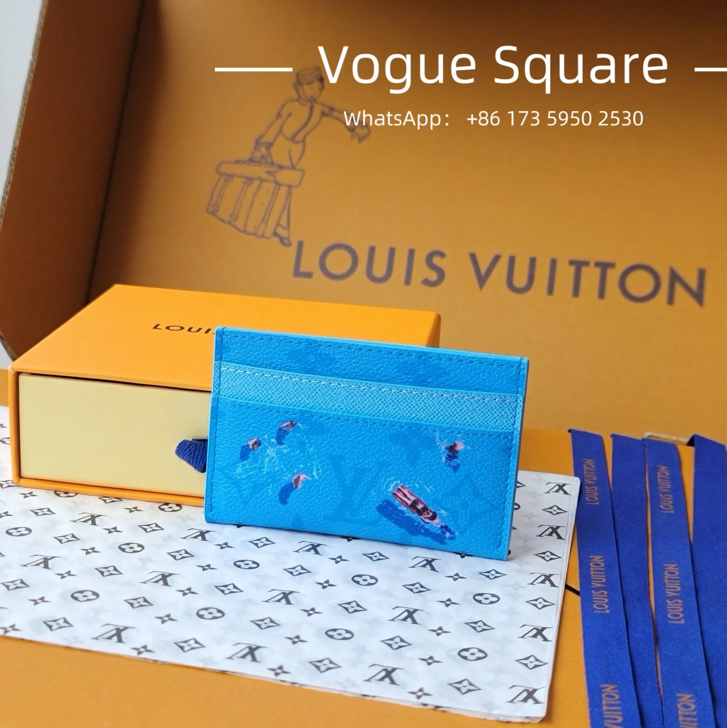 M 14862 card blue SKU image