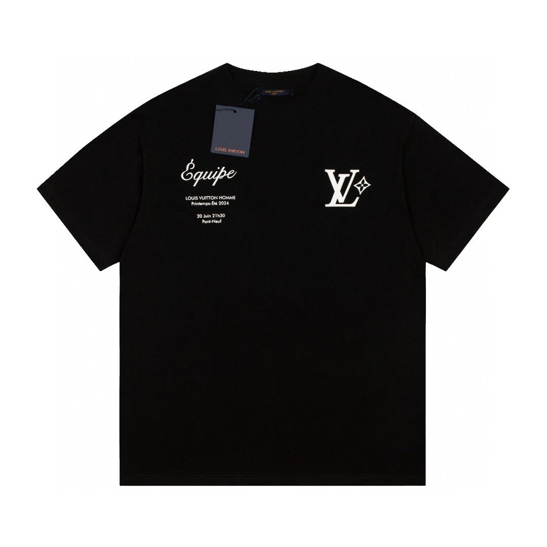 Louis Vuitton Black Short Sleeve T-Shirt