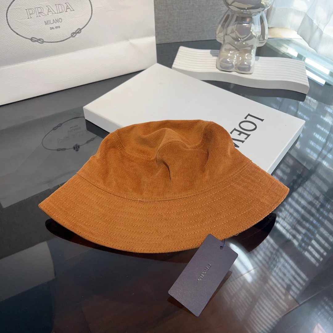Prada Cotton Bucket Hat