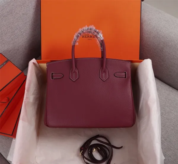 Hermès Birkin 30cm Rouge Casaque Togo Leather Handbag - 44