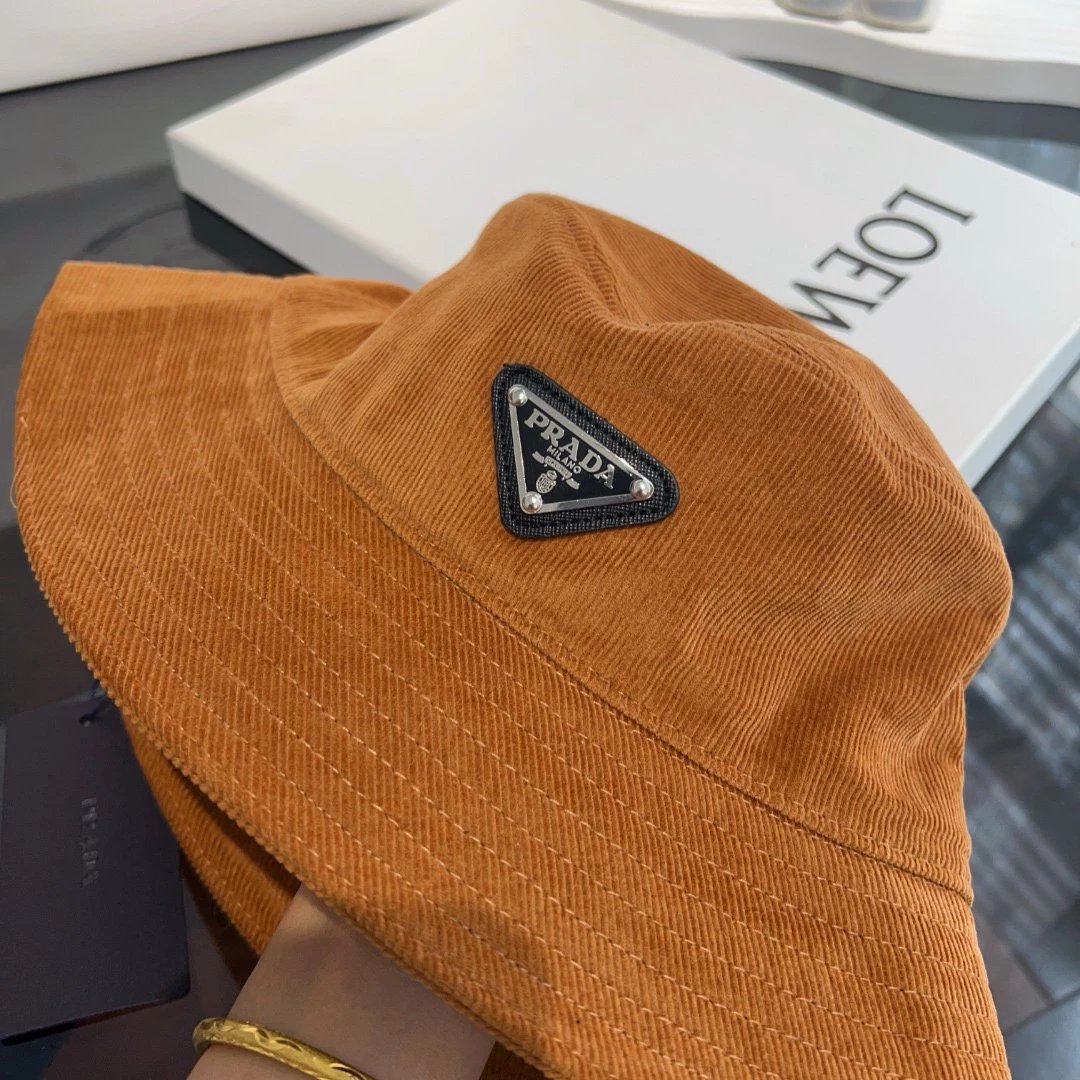 Prada Cotton Bucket Hat