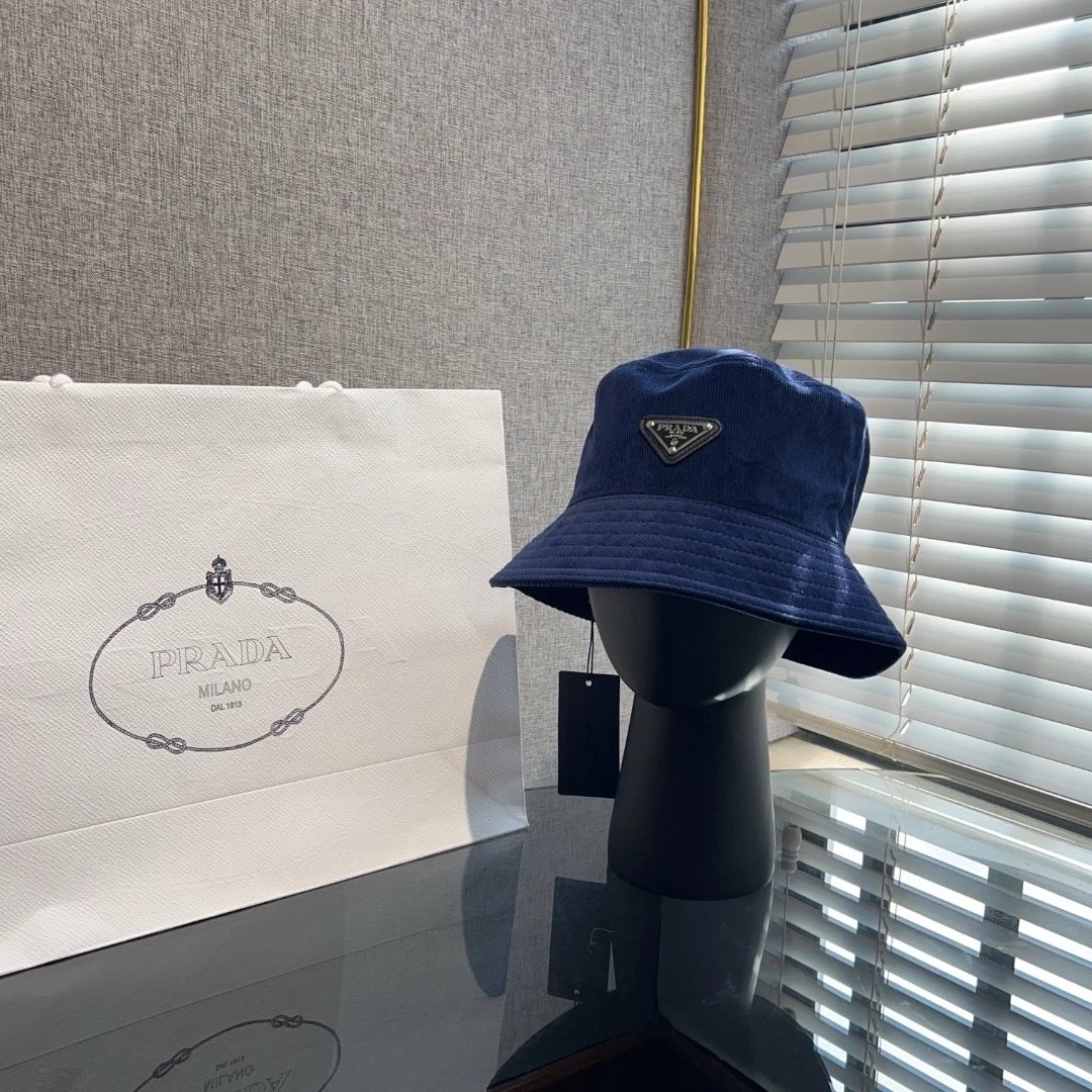 Prada Cotton Bucket Hat