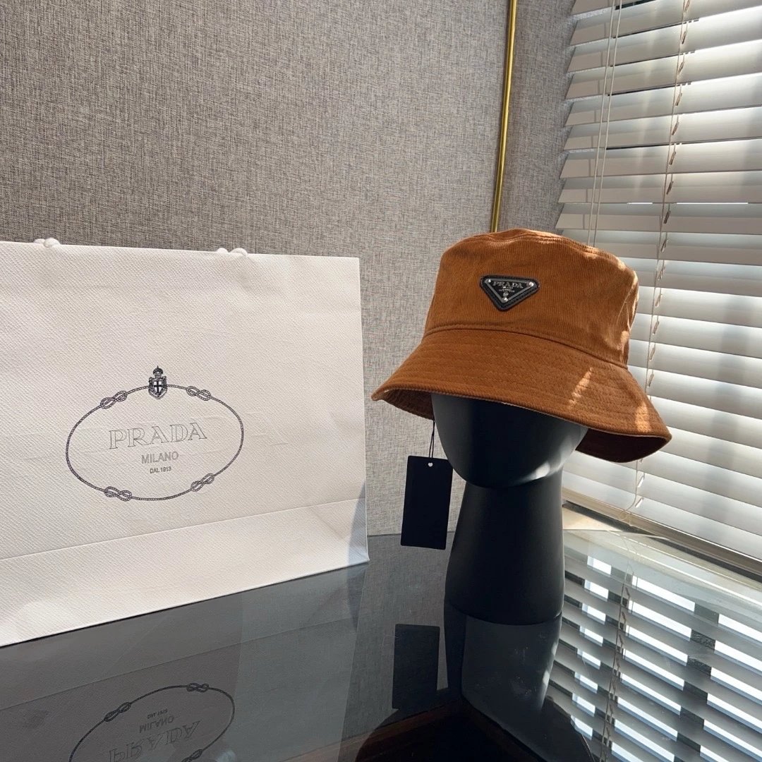 Prada Cotton Bucket Hat