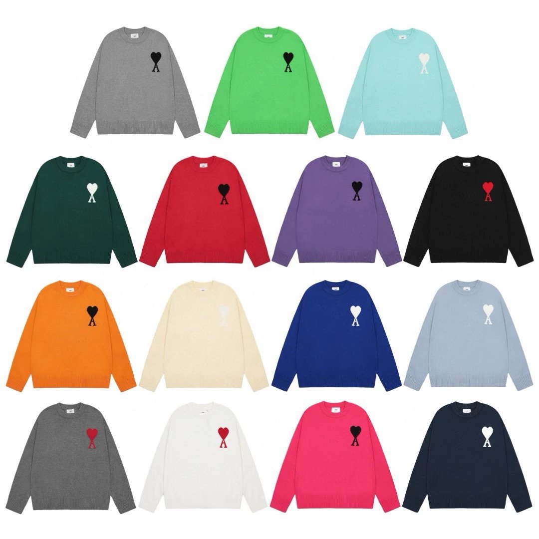 Ami de Coeur Colorblock Crewneck Sweater