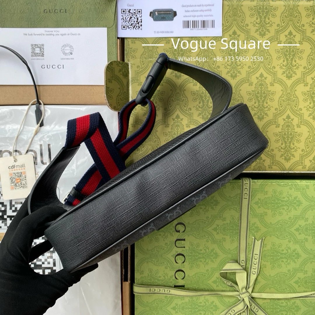gu腰包款号  474293 采用进口牛皮  尺寸宽24高14侧宽5 5