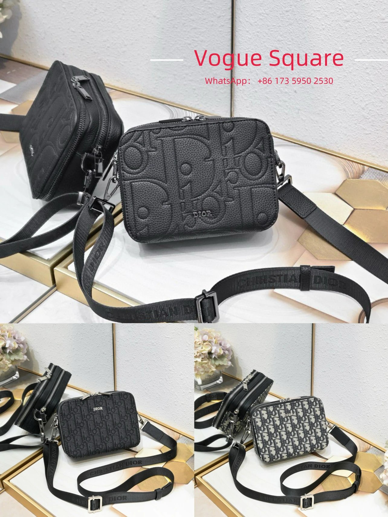 Dior Black Embossed 