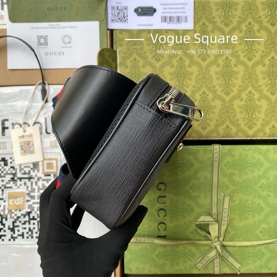 gu腰包款号  474293 采用进口牛皮  尺寸宽24高14侧宽5 4