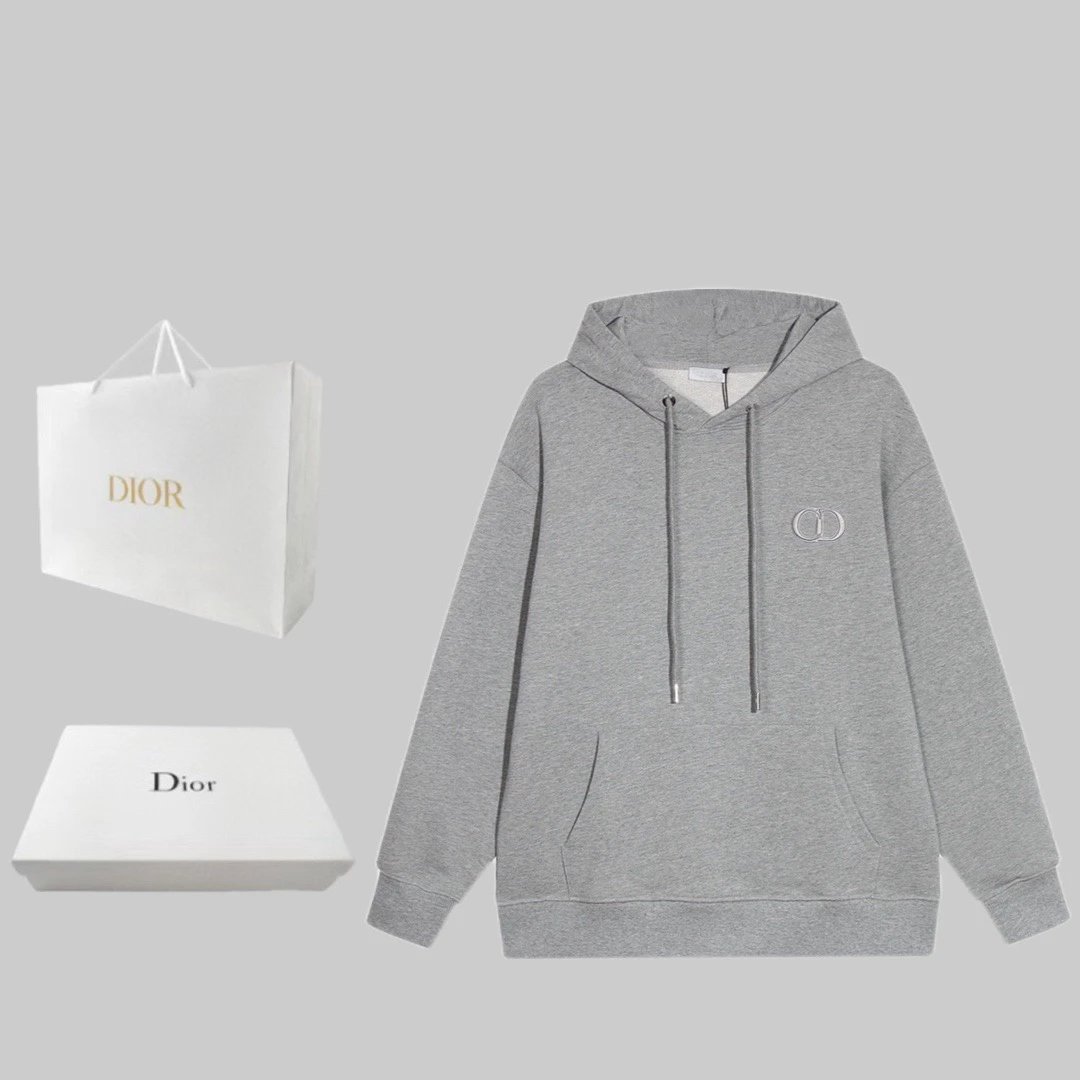 Dior Grey Hoodie