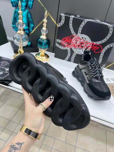 Versace Chain Reaction Sneakers Multicolor Chunky Sneakers - 8