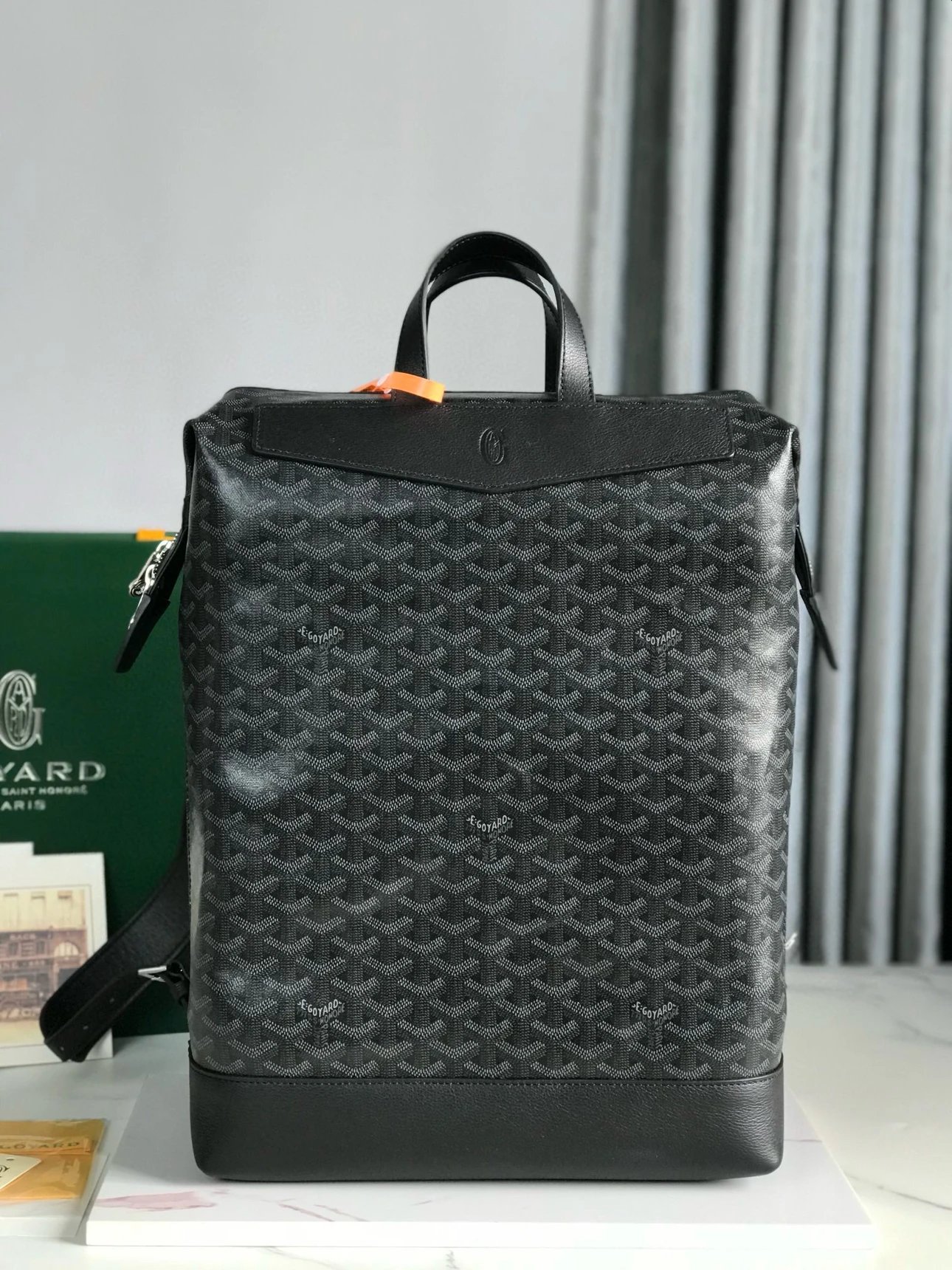 Goyard Saint-Honoré Backpack Black - 17