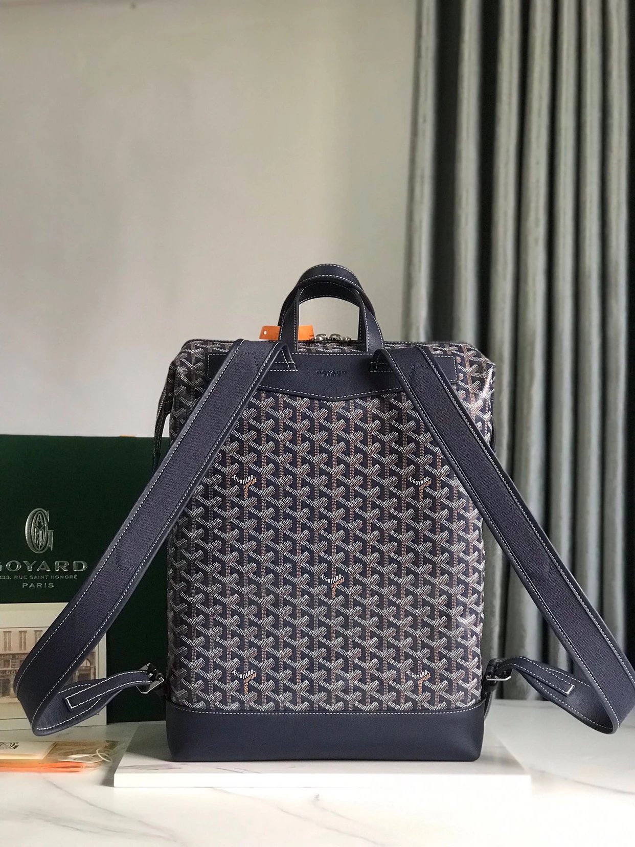 Goyard Saint-Honoré Backpack Black - 16