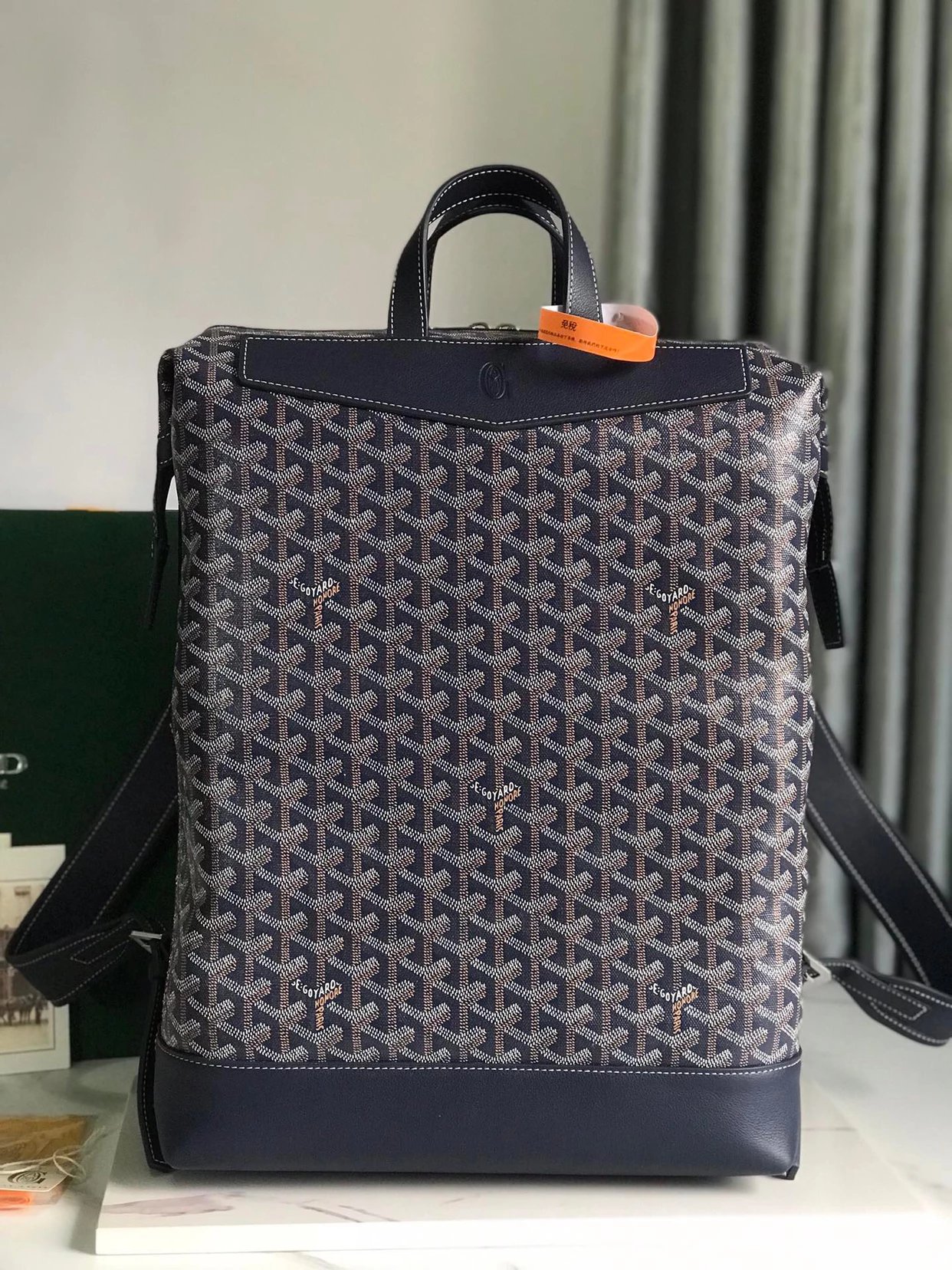 Goyard Saint-Honoré Backpack Black - 12