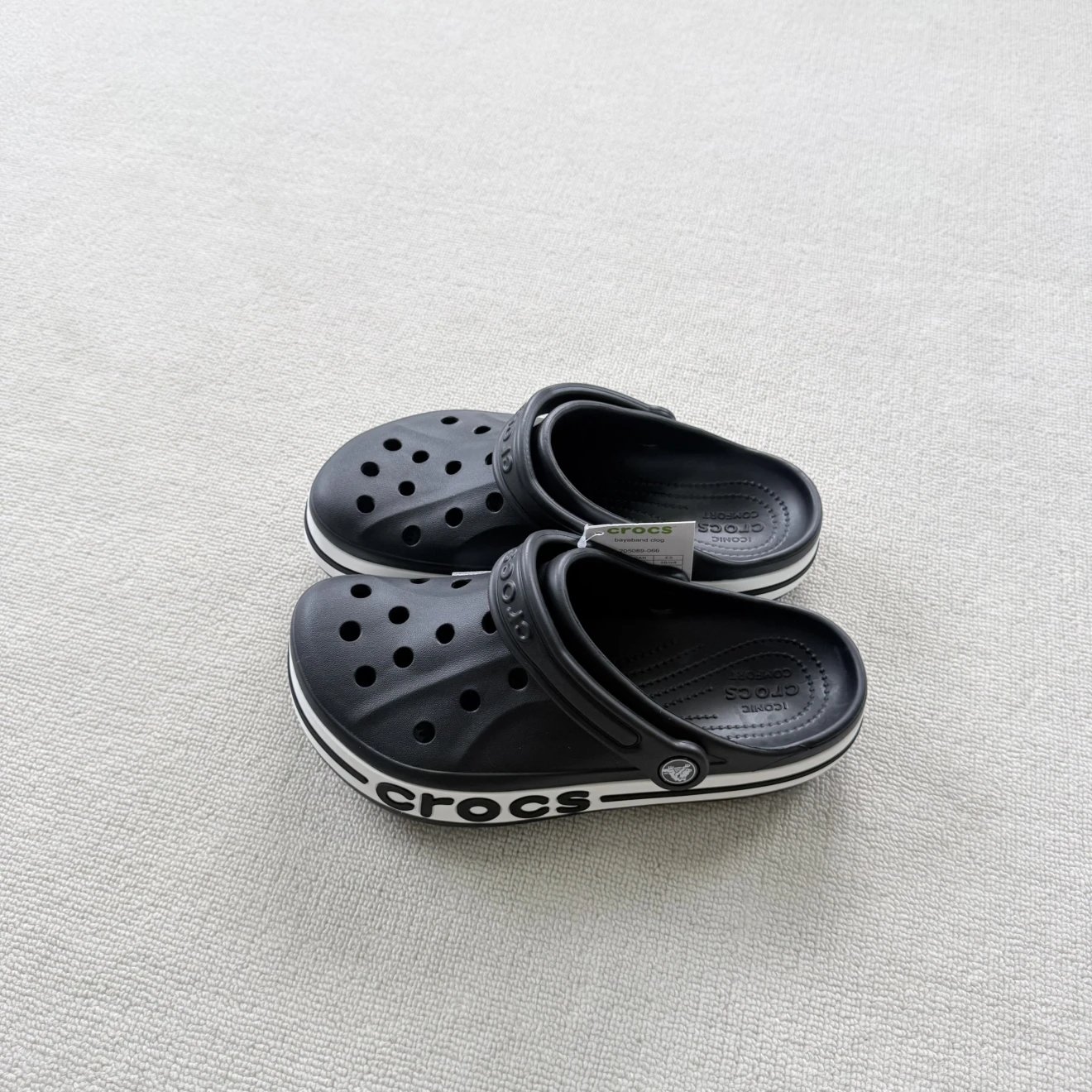 Crocs Bayaband Clog Black / White Sandals