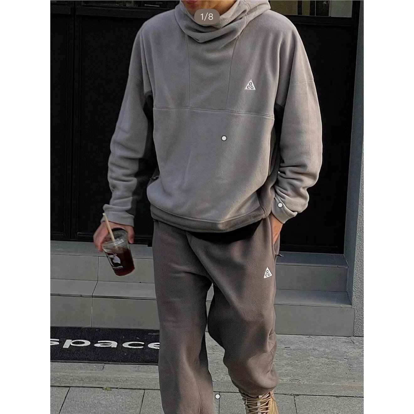 Final Sale No Returns Lightweight Warm Layer#【Warm and Cozy】High Quality AC* Polartec Embroidered Logo Functional Outdoor Double-Sided Fleece Athletic Jogger Sweatpants Unisex