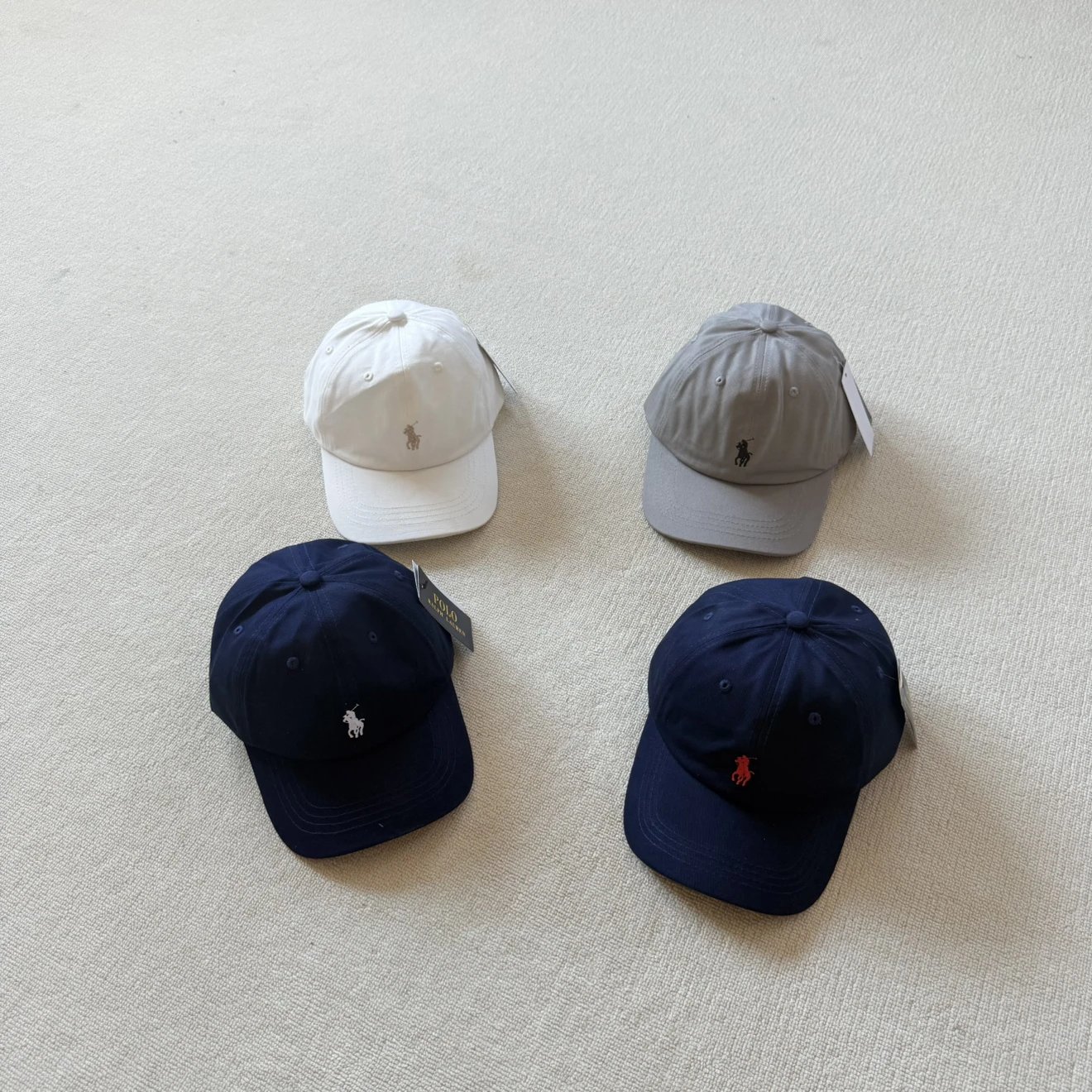 New color scheme is still the horse you like # 【 Super cost-effective 】 Basic embroidered small logo curved brim duckbill cap baseball cap for men and women