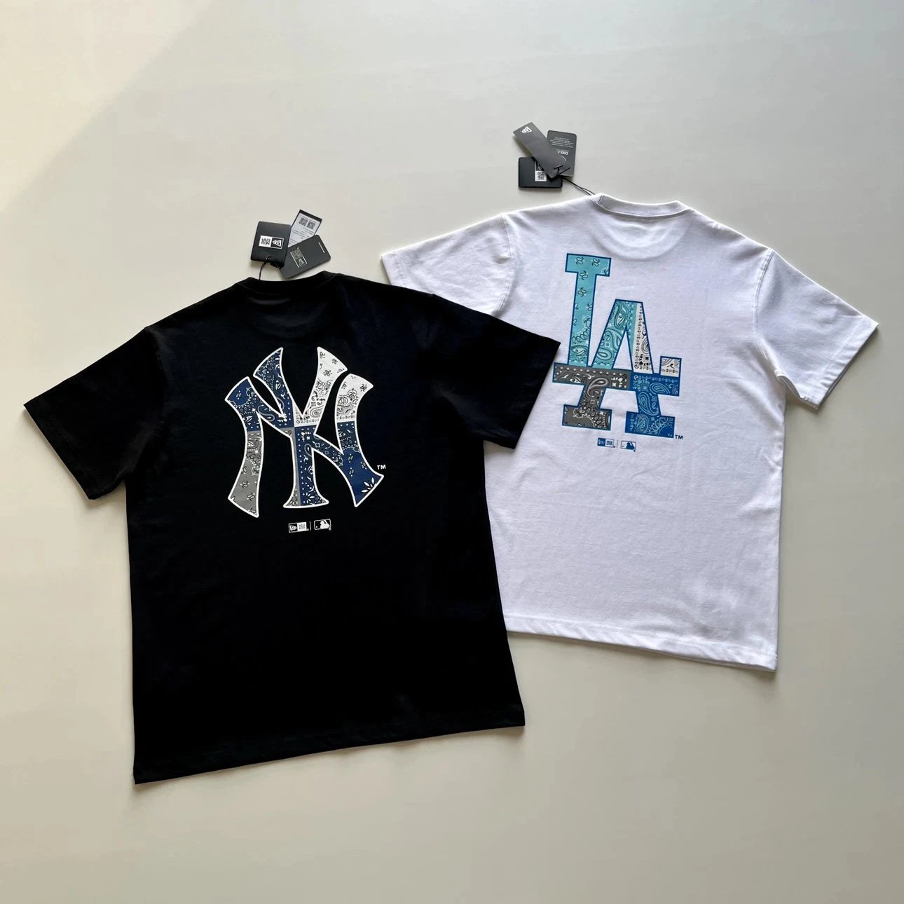 New Era Men's and Women's New Cashew Flower Sports Short Sleeves
