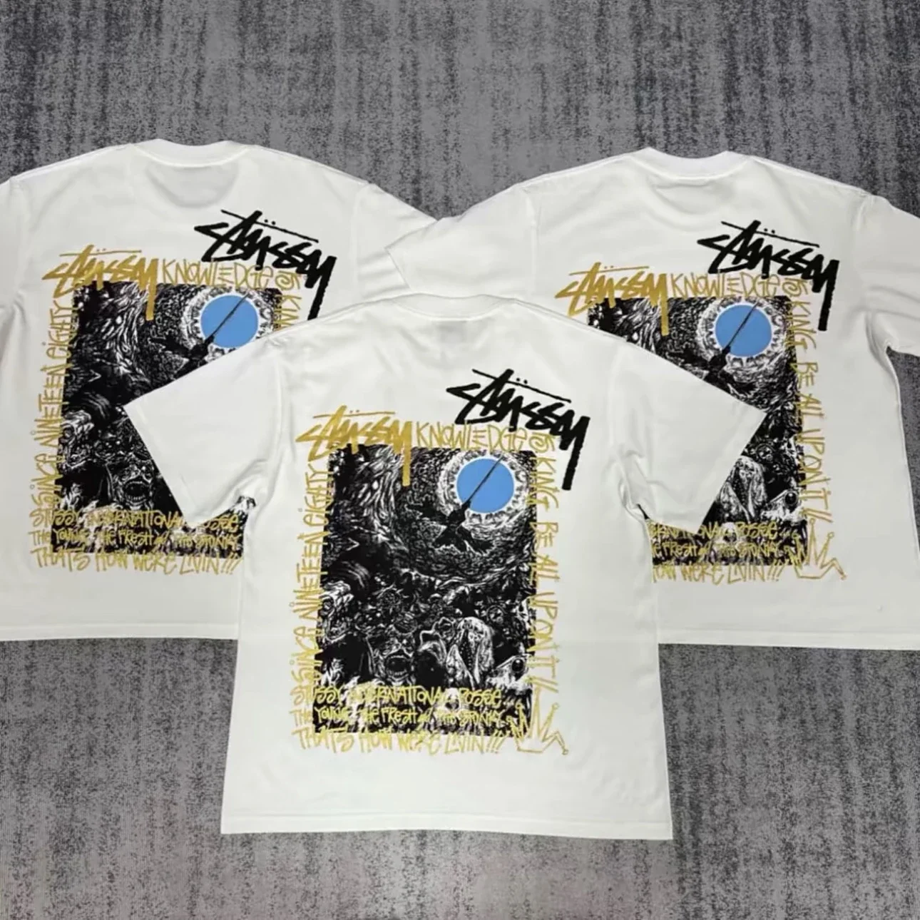 stussy short sleeve T-shirt collection