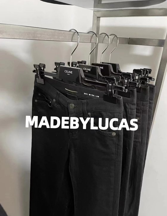Made By Lucas / Five-Pocket Black Denim D02