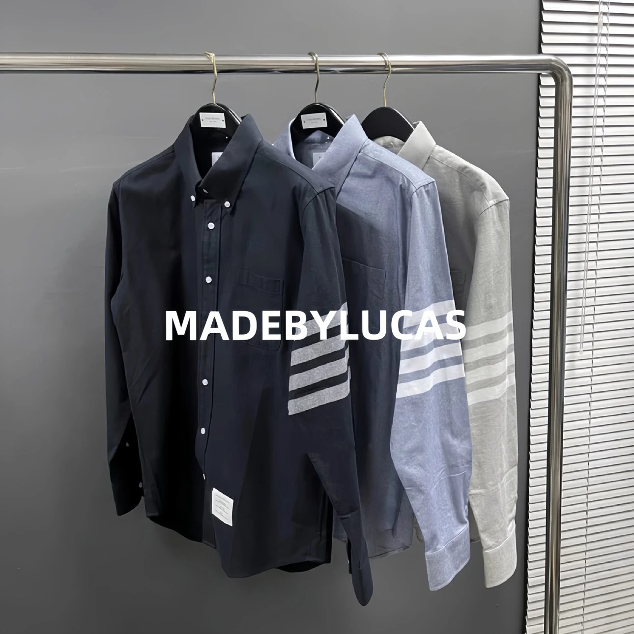 Made by Lucas/flannel four bar shirt in three colors