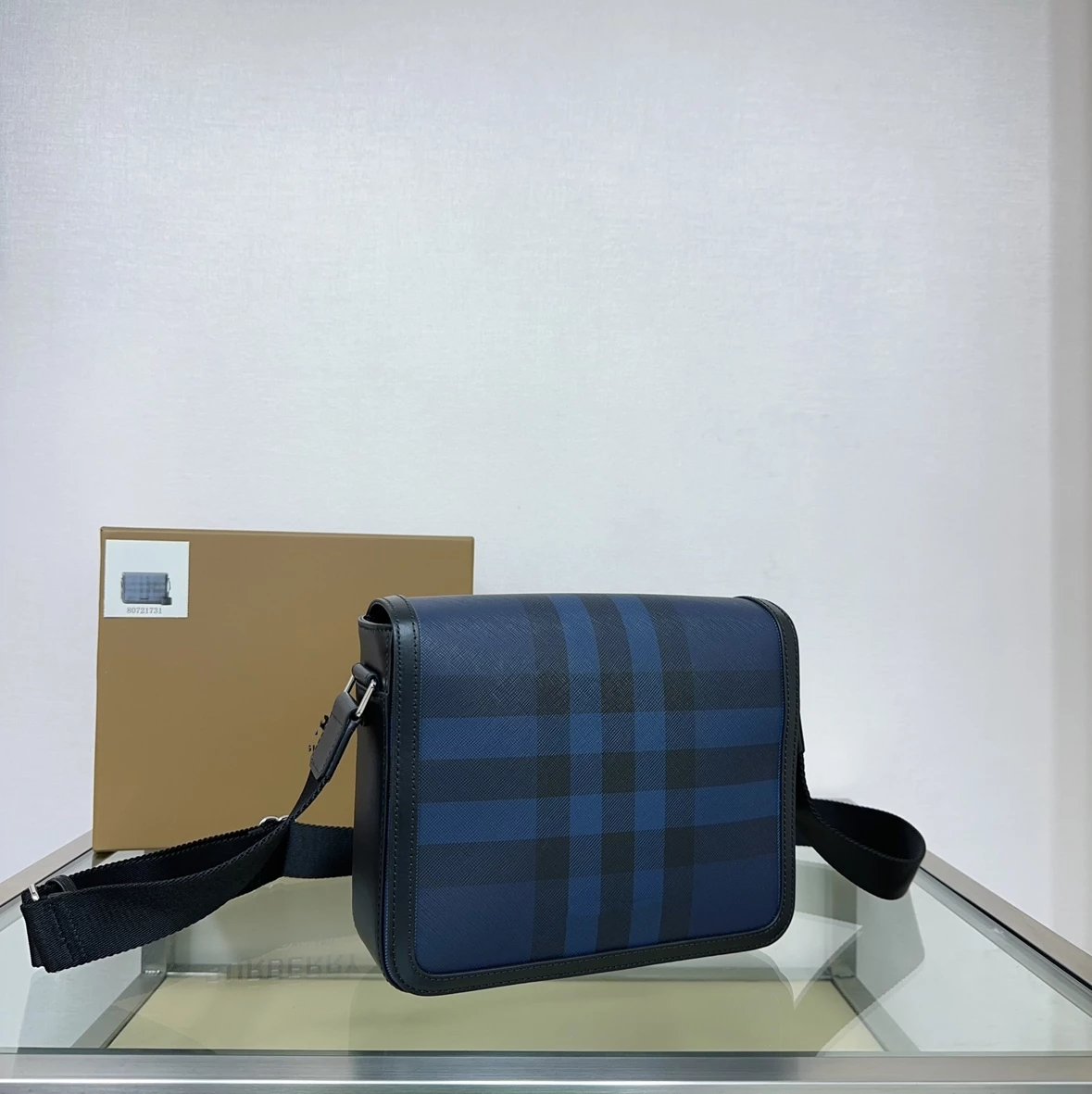 Burberry Check Messenger Bag