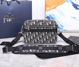 thumbnail for New Men's Bag SAFARI Men's Print Embroidery Messenger Bag One Shoulder Crossbody CD Bag Casual Camera Bag Small Square Bag WhatsApp: 13500037627