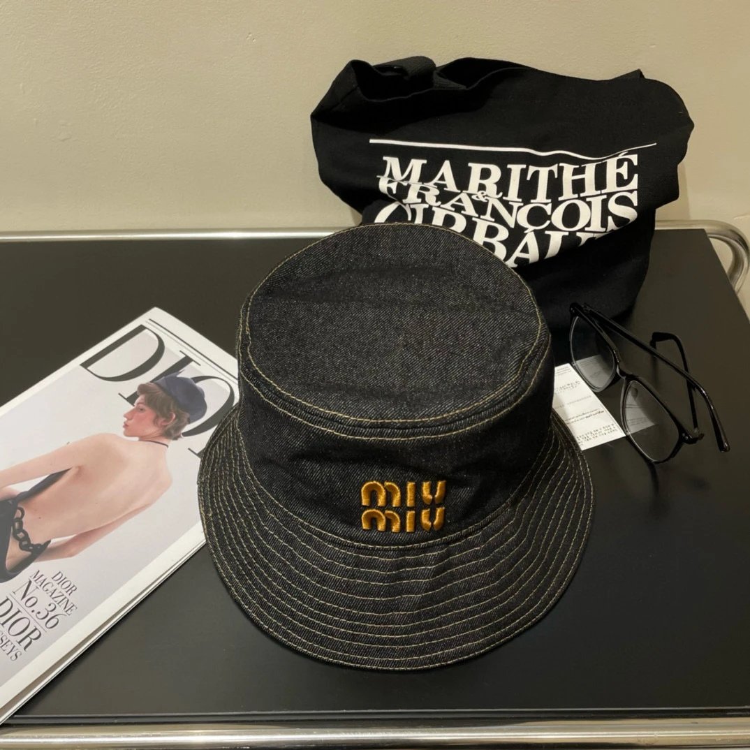 Miu Miu Denim Bucket Hat