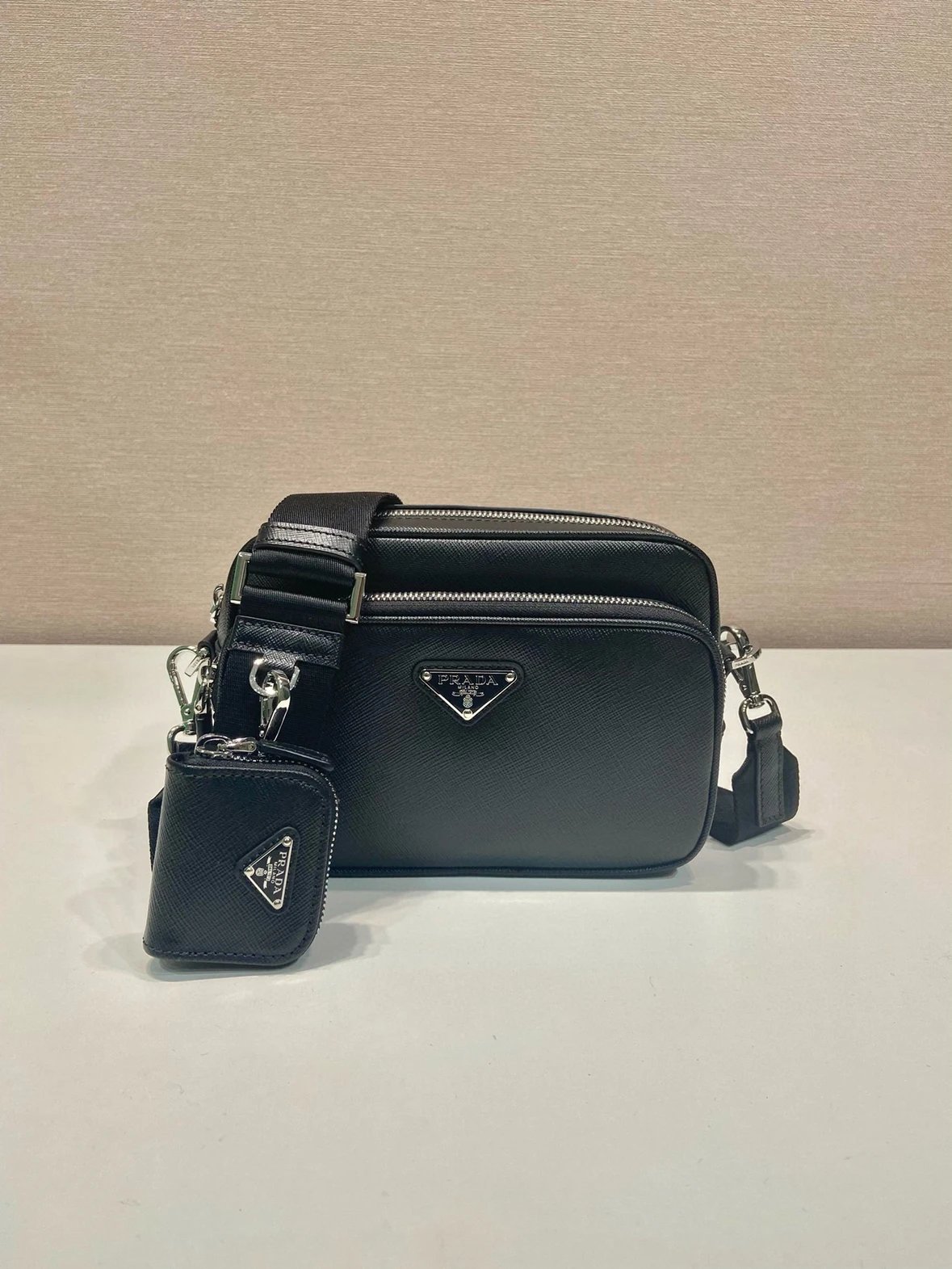 Prada Saffiano Crossbody Bag w