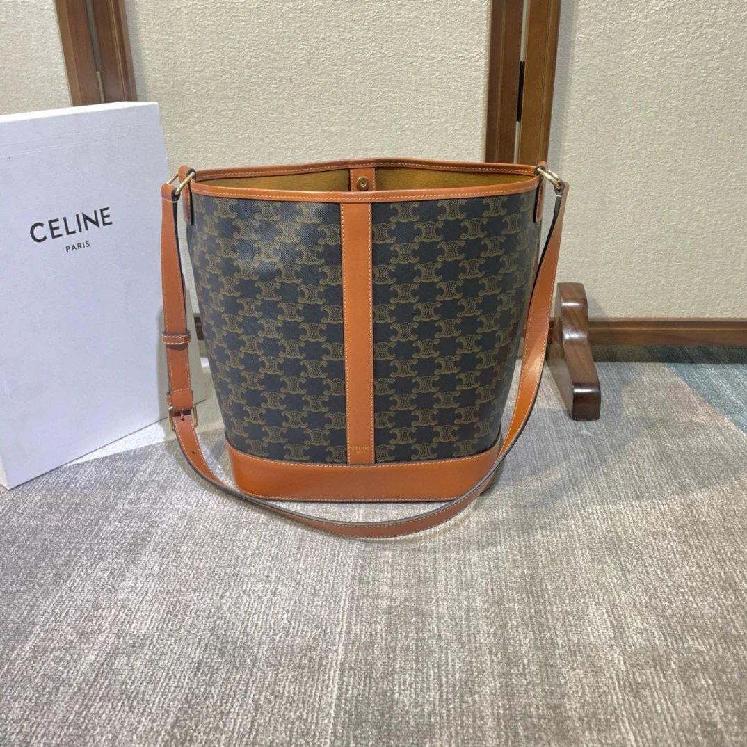 Celine Triomphe Bucket Bag