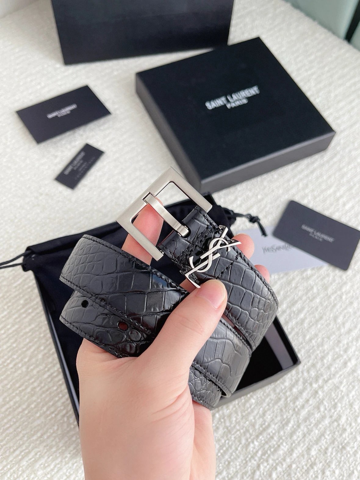 Saint Laurent YSL Monogram Cro