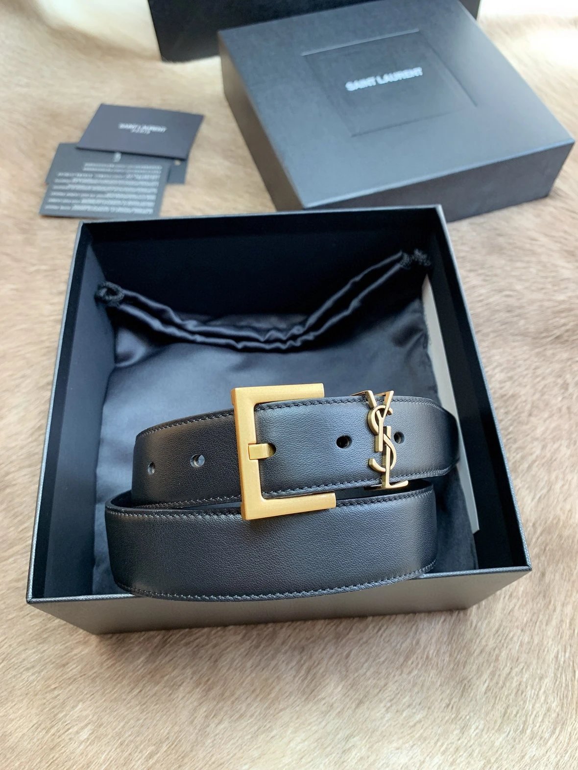 Saint Laurent Monogram Belt [8