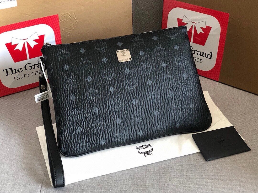 MCM Visetos Clutch Bag