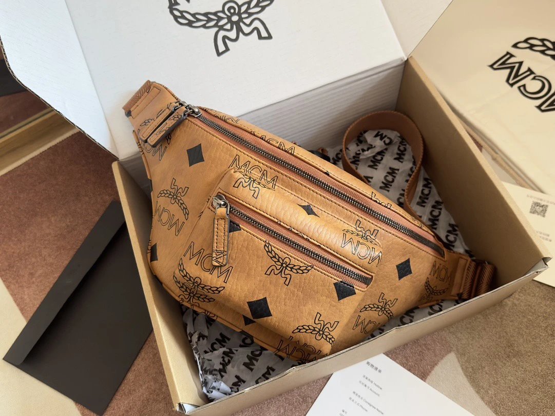 MCM Visetos waist bag