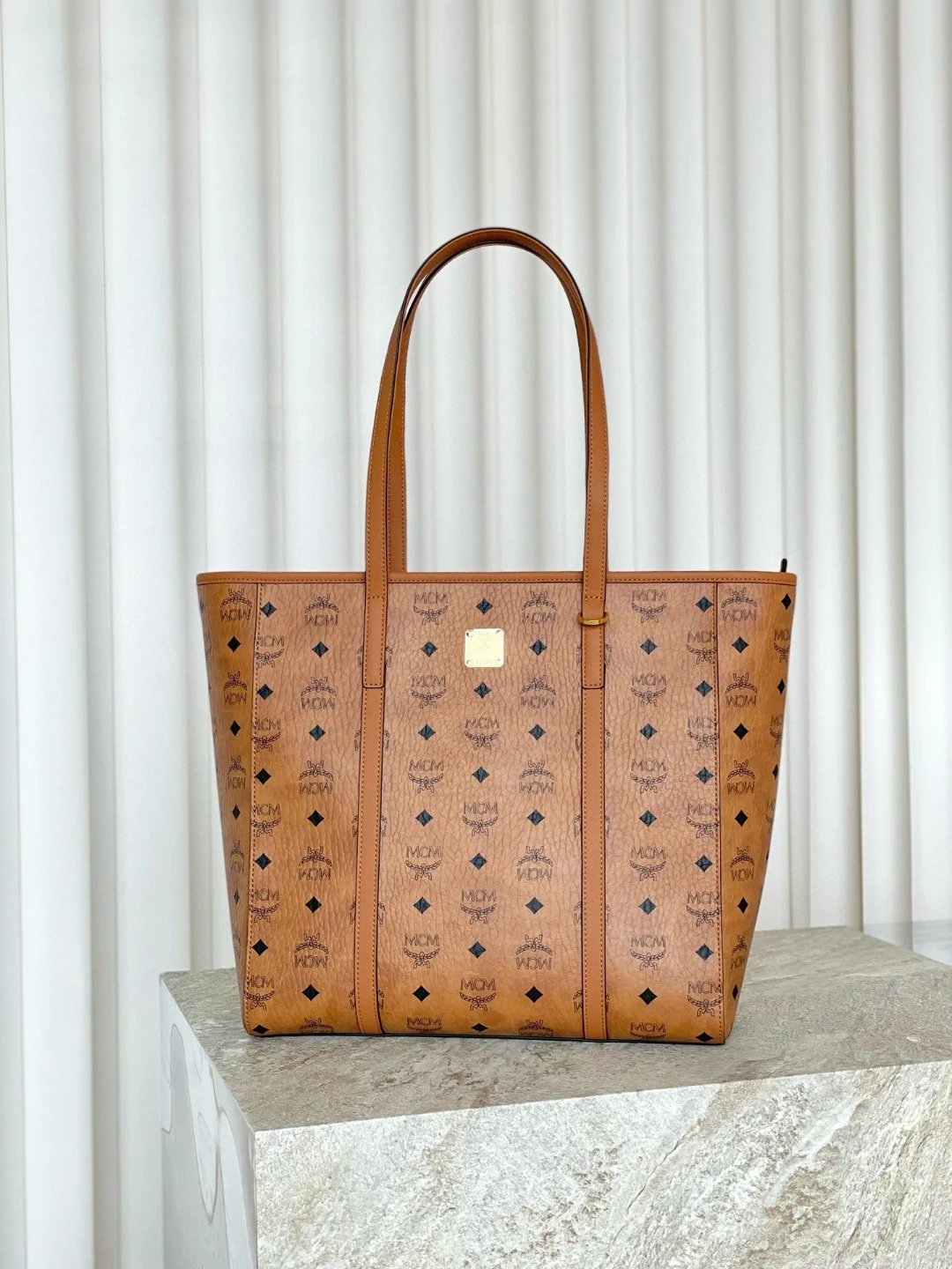 MCM Visetos Tote Bag