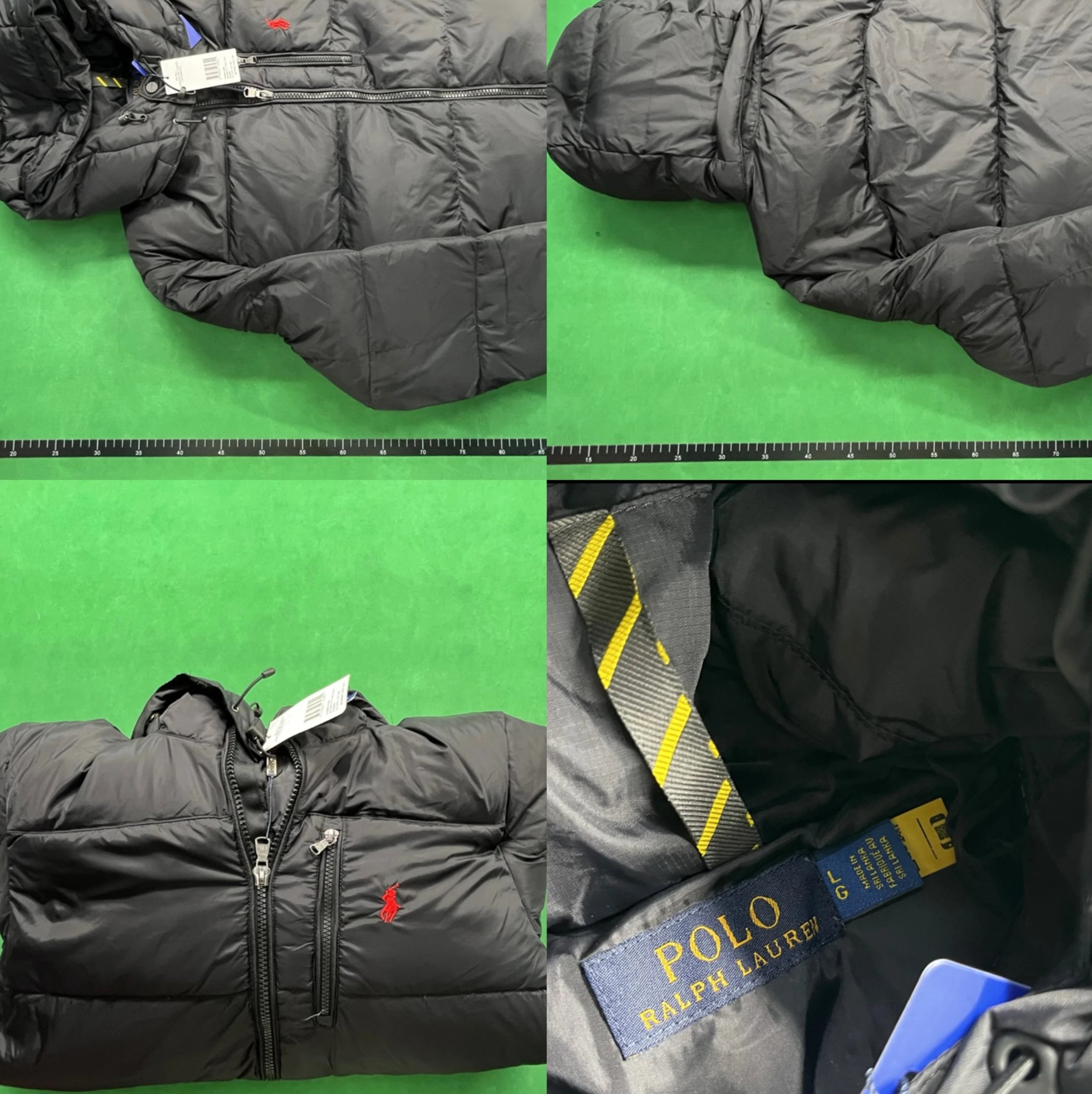 RL Black high-quality down jacket