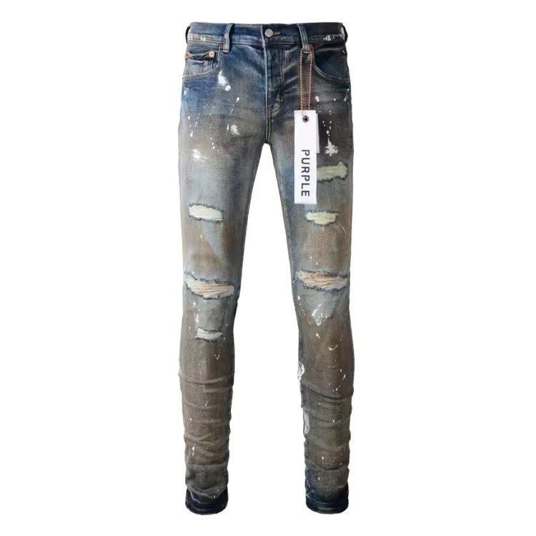 Pur new fashionable ripped tight pants and distressed jeans 4