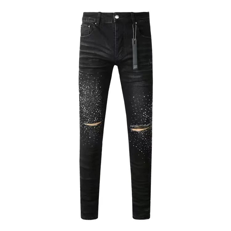Pur new fashionable ripped tight pants and distressed jeans 11