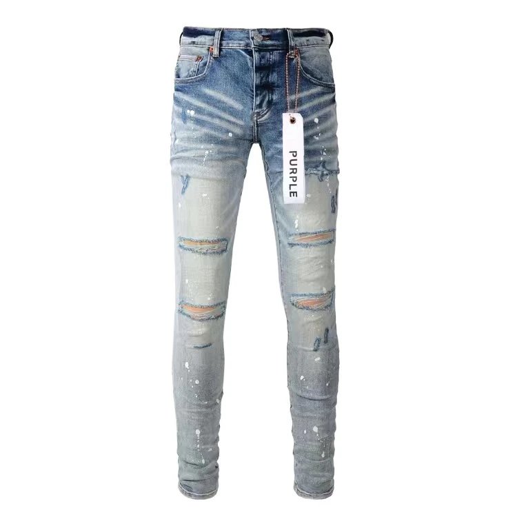 Pur new fashionable ripped tight pants and distressed jeans 2