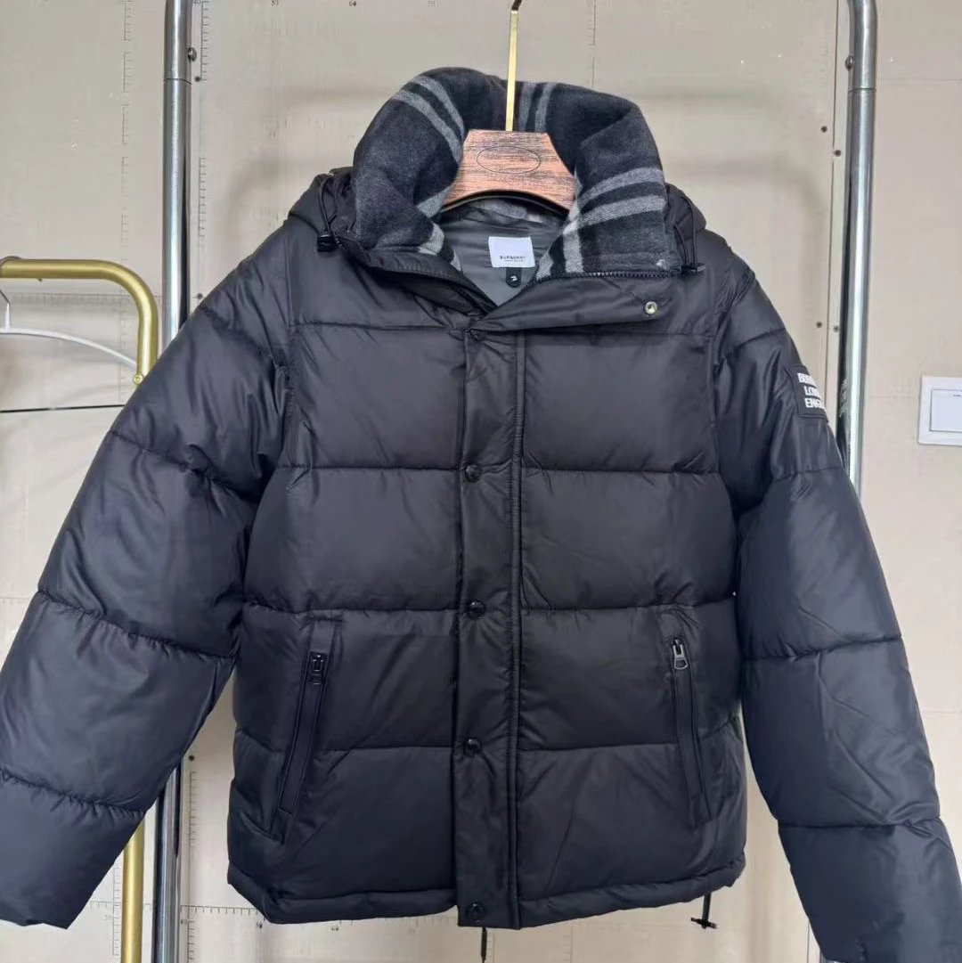Burb White Check Hood