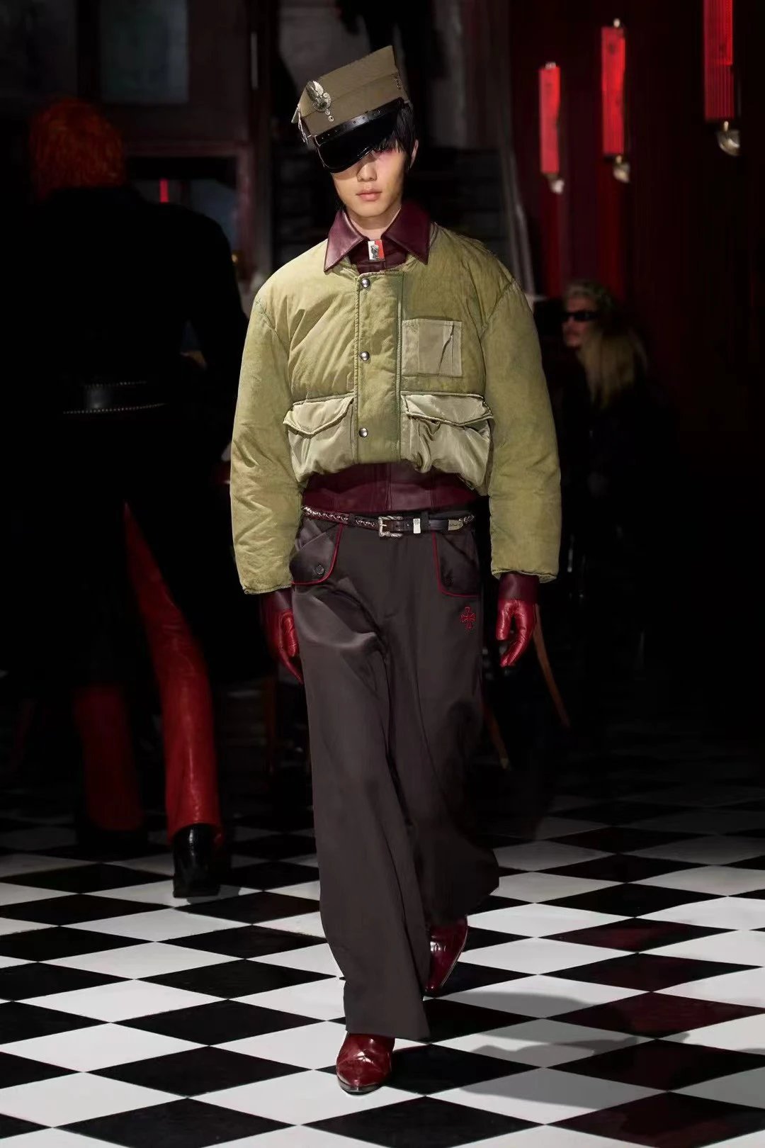 ERD23fw Brown Scout Cross Pants