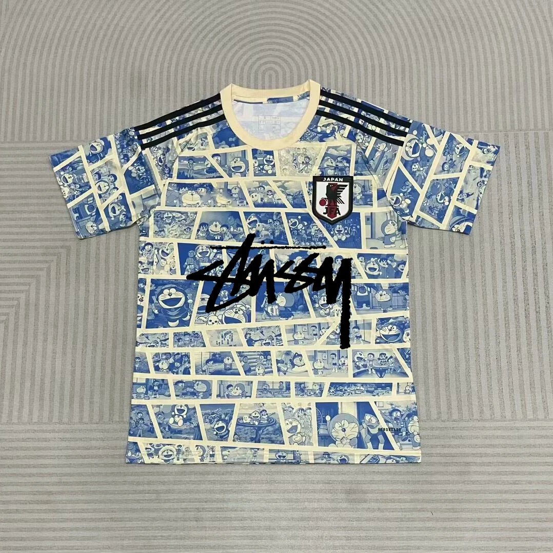 Stussy x Japan National Team x Doraemon Comic Print Jersey - 16